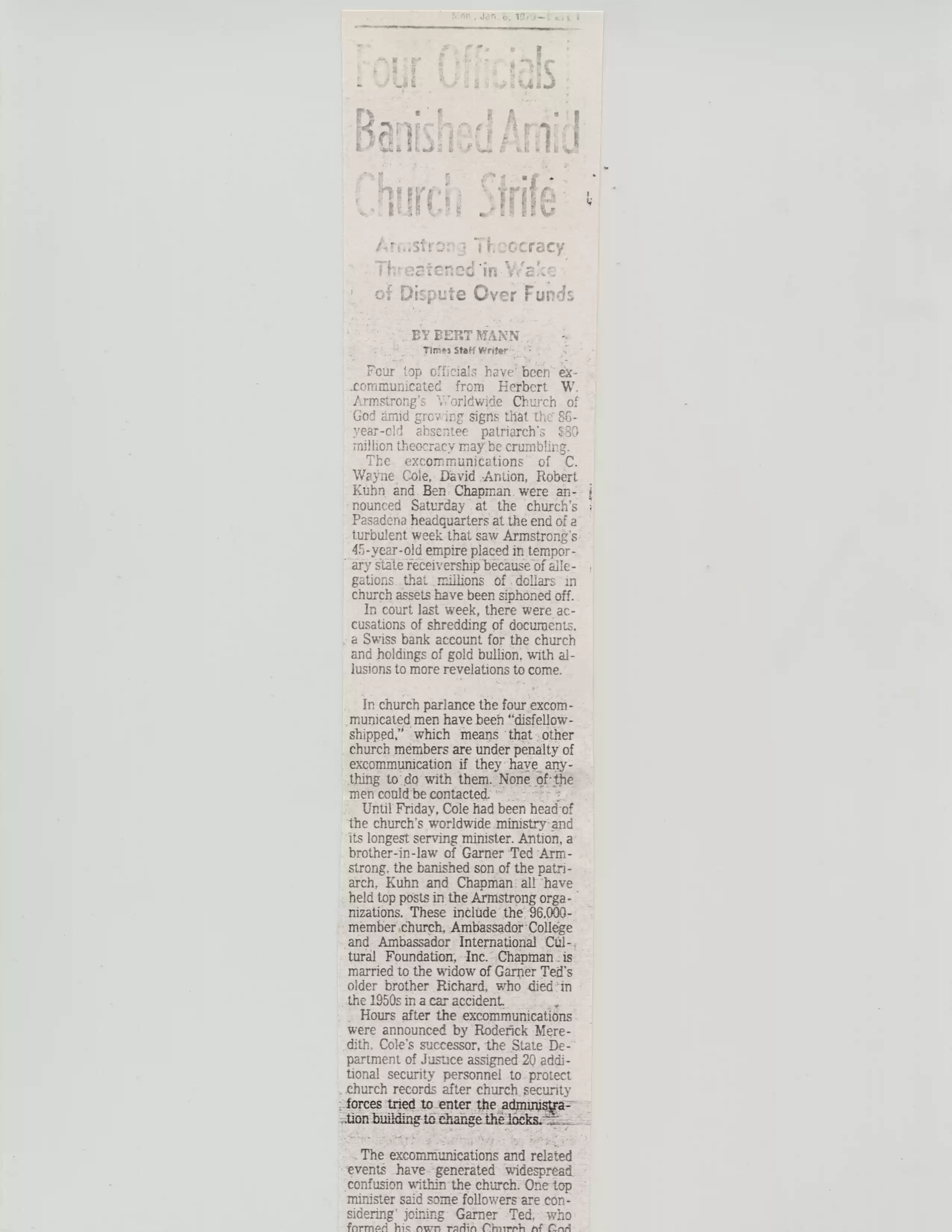 1. LA Times 1-8-79